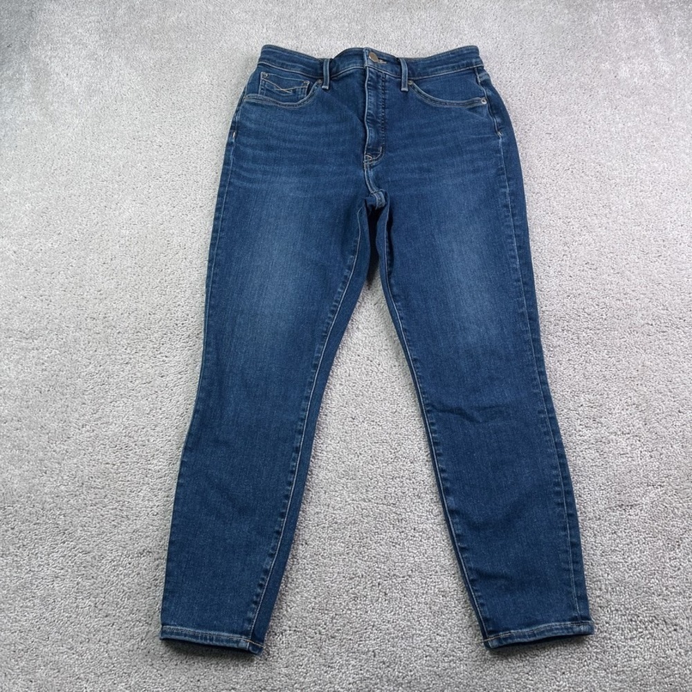Revtown Jeans Womens 29 Ankle Blue High Rise Skinny‎ Medium Wash Stretch Denim